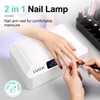 L'UGX Professional Nail Curing Lamp for Gel Polish Dryer 72W