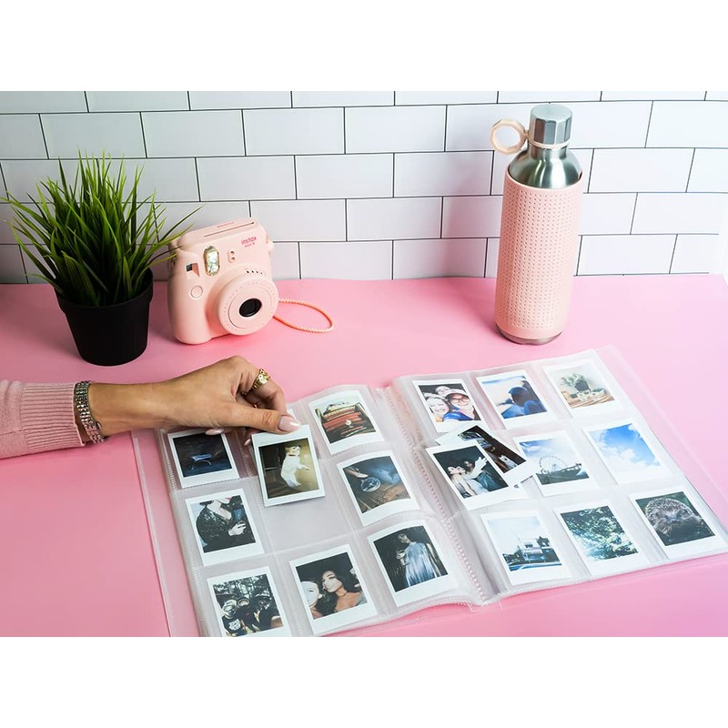 QILZO® Instant Photo Album 30 Pages 270 Pockets Transparent Photo