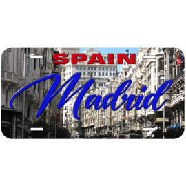 Madrid Spain Novelty Car Auto License Plate