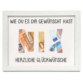 Luckeey Nix Gift | Money Gift Packaging | Money Gift Birthday | I Wish Mir Nothing Gift | Gifts for Brother | Gift for Wife Who Has Everything