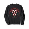 Sweet But Twisted Funny Christmas Peppermint Candy Cane Sweatshirt