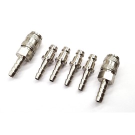 Rectus Series 21 Fitting Type - Quick Connector 6 Piece Set with 6mm Hosetail - Water Fed Pole Window Cleaning