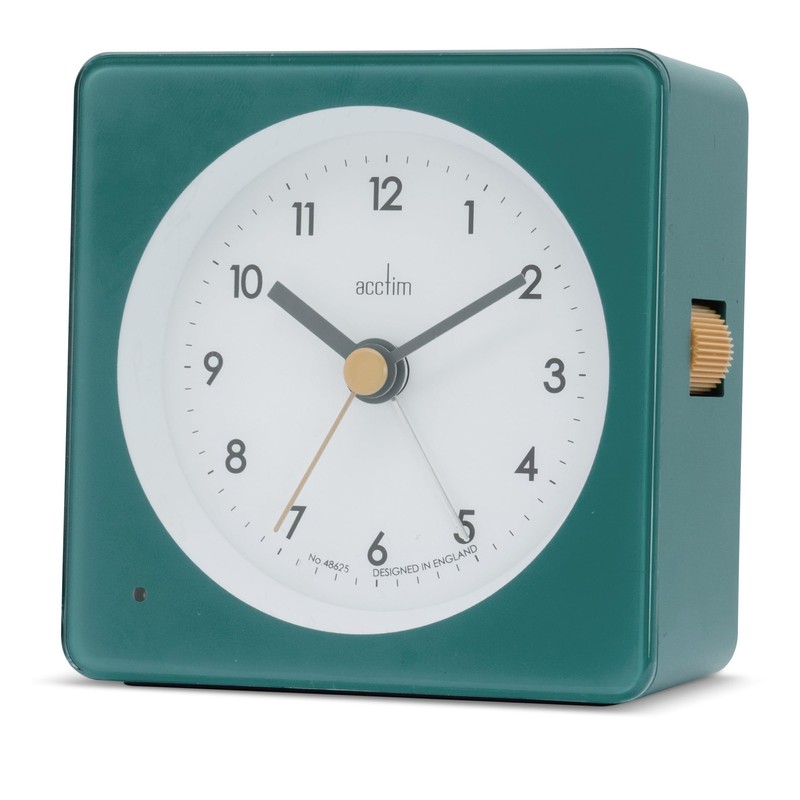 Acctim Barber Analogue Alarm Clock Smartlite® Crescendo Easy Set Alarm