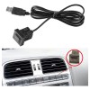 Usb Para Coche Con Cubierta Antipolvo, Panel De Extensión Us
