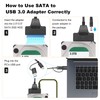 LUIRSAY SATA USB Adapter, SATA to USB Hard Drive Adapter
