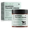 Whipped Tallow Cream for Face and Body Moisturiser, Grass-Fed Beef