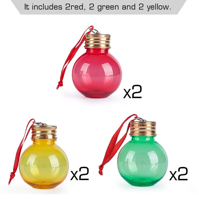 Viva Terry Christmas Baubles,ornament Spirit Shot Glasses