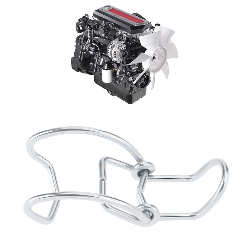 Create idea 3Pcs Air Filter Outer Back Cover Clamp Compatible