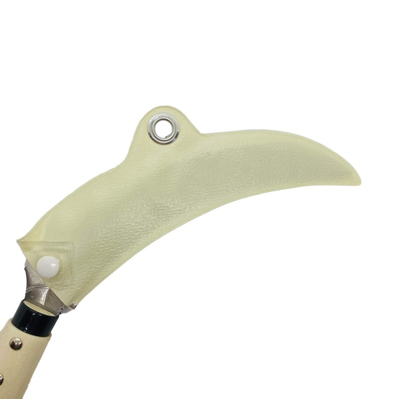 KAKURI Serrated Sickle Garden Tool 6.7", Weeding Tool Sickle for