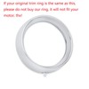 Headlamp Headlight Trim Ring 7 inch Fit for Harley Motorcycle