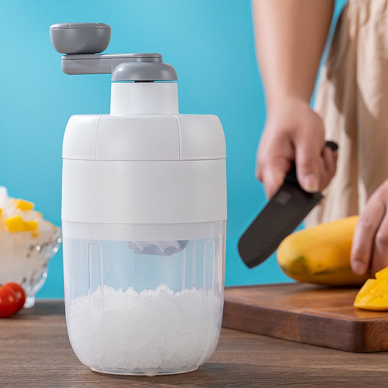 Manual Shaved Ice Snow Cone Maker Thickened Stainless Steel Blade
