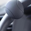 【Car Steering Wheel Spinner】 One hand operable oval handle, quiet