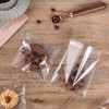 SUREHOME Cookie Bags with Seal 4x4 In Clear Self Sealing