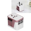 International Power Adapter Travel Plug with 4 USB Ports for