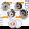 BGTEC Diamond Granite Turbo Blade,2pcs 3"/75MM Cutting Disc for Concrete,