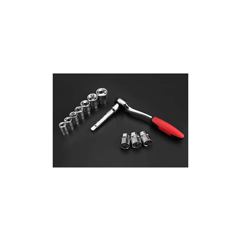 SCAMPER Socket Wrench, Ratchet Wrench Tool Set (Insertion Angle 0.25