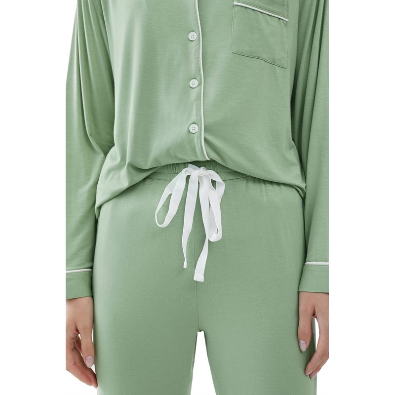 Joyaria Ladies Pajama Sets Super Soft Comfy Button Up Long