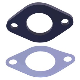 GLENPARTS Intake Manifold Spacer/Gasket Pad Set For Chinese GY6 125cc 150cc Engine ATVs Go Karts, Mopeds, Scooters
