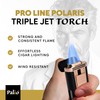 Palió PRO Line, Polaris Triple Jet Torch Lighter. Pull Down