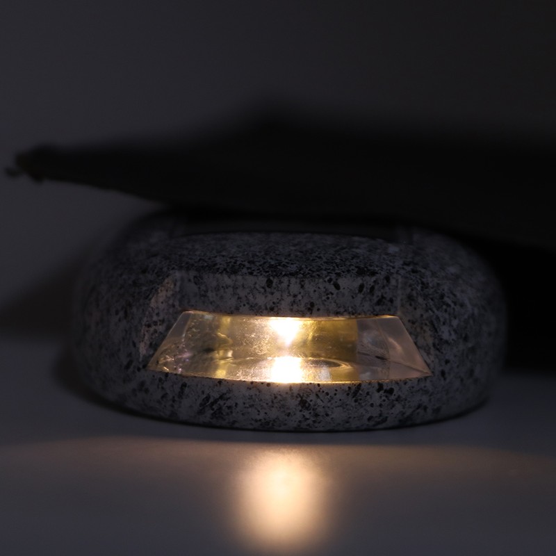 Outdoor Solar Power Waterproof Lights Imitation Stone Lamp Garden Lawn