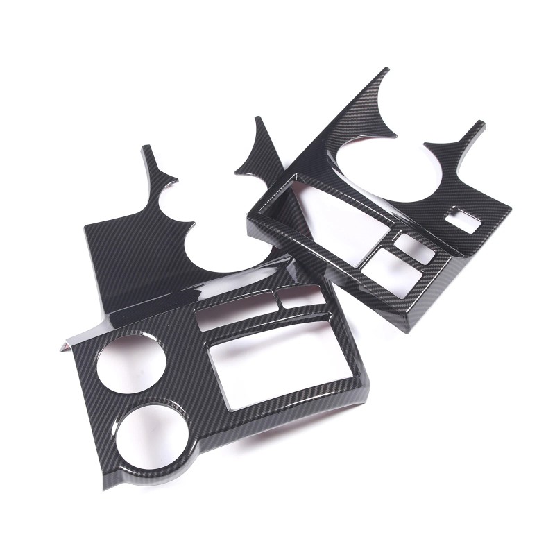 Ynei ABS Carbon fiber Interior Dashboard Panel Frame Trim Cover