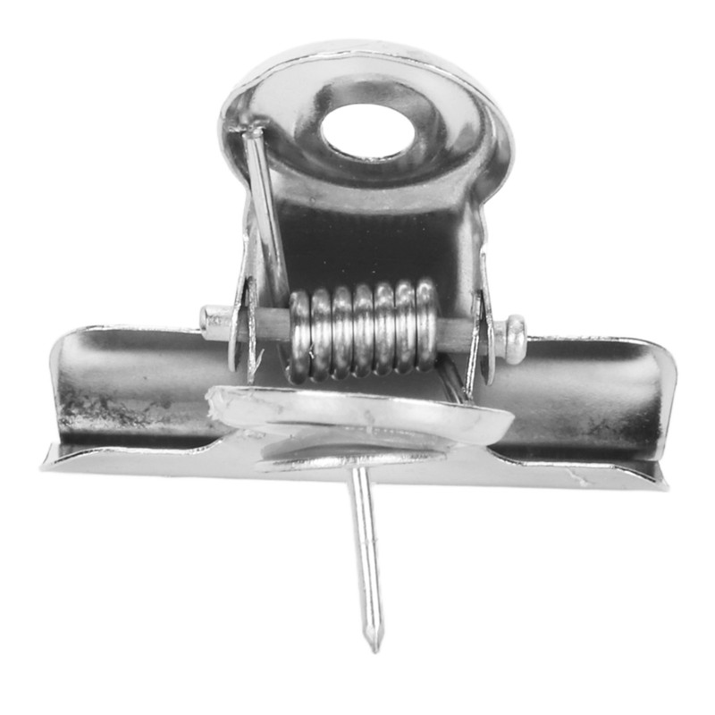 30pcs Metal Push Pin Clips Creativity Stainless Steel Silver Thumb
