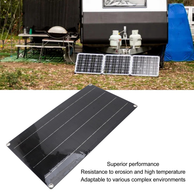 Solar Panel Controller Kit Professional Efficient 100W Monocrystalline Solar Panel