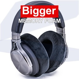 Upgrade Oval Shape Earpads for Virtuoso RGB Wireless, Virtuoso RGB Wireless XT, Virtuoso Wireless SE | Enlarged Inner Hole (Velour Virtuoso XT Ear Pads)