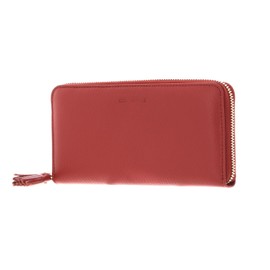 Coccinelle Tassel Zip Around Wallet Acero, Acero