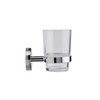 Croydex Flexi-Fix Easy to Fit Pendle Tumbler and Holder, Chrome,