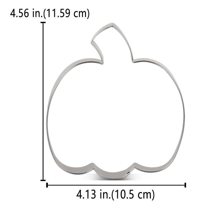 LILIAO Large Pumpkin Cookie Cutter, 4.56 inch