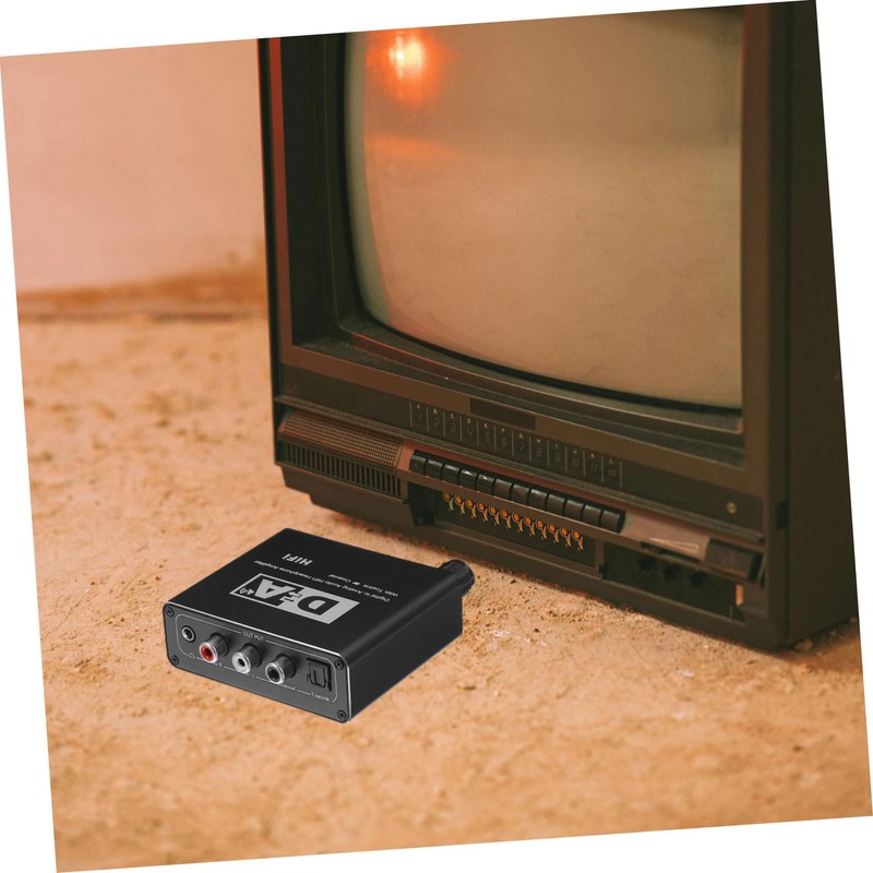 CAXUSD Optical to Analog Digital Audio Converter Speaker Adapter Random