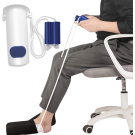 Sock Aids for Putting Socks On and Off, Easy to Use Sock Assistant Puller with Foam Handles for Elderly, Disabled, Pregnant - Pulling Assist Device - Socks Helper Tool