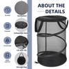 Pop Up Laundry Baskets Foldable, Mesh Washing Baskets for Laundry,Collapsible