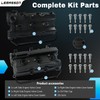 Pair Left Right Engine Valve Covers Compatible with 2005-2019 Nissan