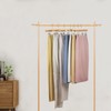 Nature Smile Solid Lotus Wood Deluxe Wooden Pants Hangers Bottom