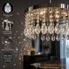 Beluga-II Crystal Suncatcher Set for Hanging, 2 Crystal Pendulums with