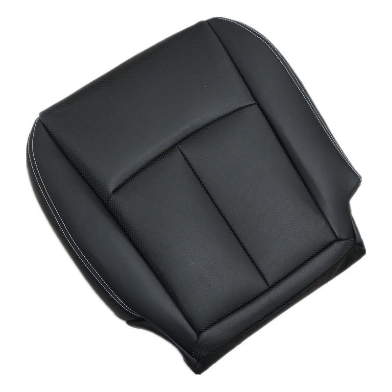 NLQR Front Driver Side Bottom Replacement Perforated Seat Cover Black