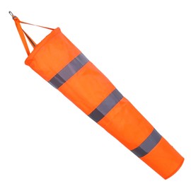 Rubonarie Streamer Wind Measuring Bag Wind Speed and Flow Measurement Wind Power Business Weather Observation Agriculture Fishing (Orange 1 Piece)