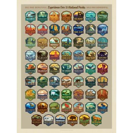 True South Puzzle Co., National Parks "Emblems" Puzzle, 500 Pieces