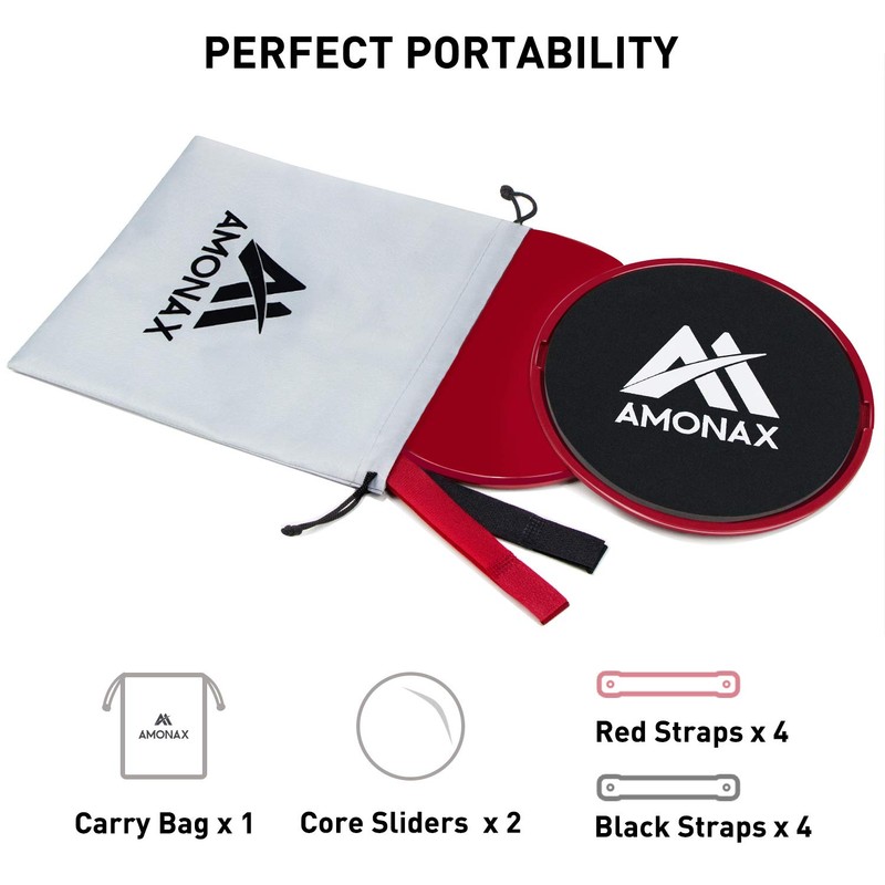 Amonax Sliders for Working Out, core Sliders for ab Workouts,