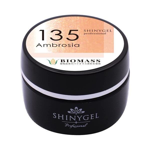SHINY GEL Biomascara Gel 135, 0.2 oz (4 g), Ambrosia