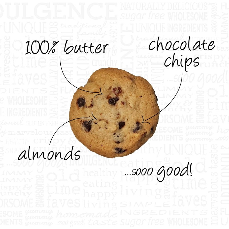 Aunt Gussie's - Sugar Free Wheat Chocolate Chip Cookies with