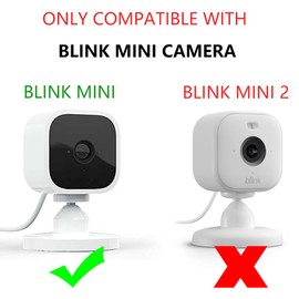 Teccle Window Mount for Blink Mini, Through Window Use Blink Mini, No Indoor Reflections (Pack of 1)