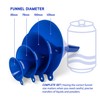 Terbold 4pc Funnel Nesting Set in BPA Free Plastic for