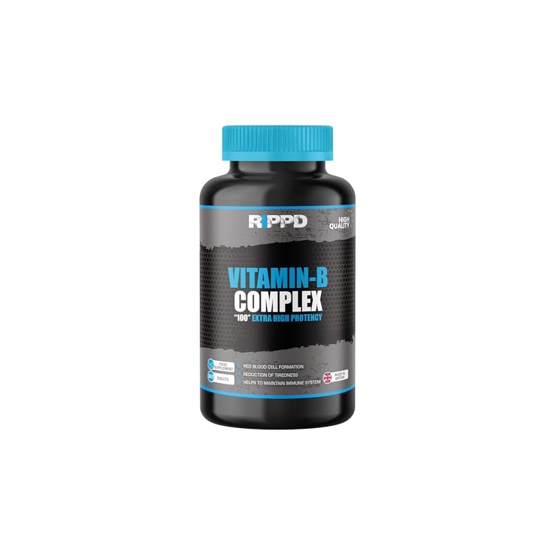 RIPPD Vitamin B Complex 365 Tablets – High Strength Vegan