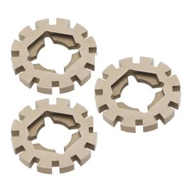 SING F LTD 3PCS Oscillating Tool Shaft Adapter Compatible with Bosch Compatible with Fein Compatible with Multimaster Compatible with Makita 25.1x3.1mm Tools Shank Adapter