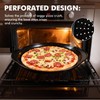 tchrules 2 Pack Pizza Pan 12 Inch with Holes&Handle, Non-Stick
