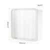 MECCANIXITY Milky White Acrylic Display Case, 12x12x3inch, Wall-Mounted Doll Storage