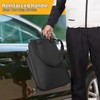LUXJA Car Front Seat Organizer with Accordion File Pocket, Passenger